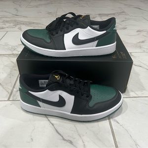 NIKE AIR JORDAN 1 LOW G *GOLF* NOBLE GREEN/BLACK DD9315-107 SIZE 10.5 NI…